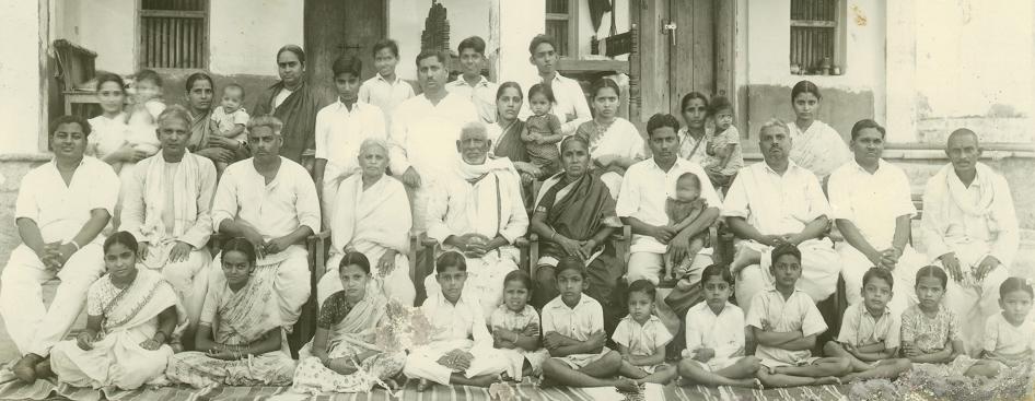 Late Dr. P.V. Satyanarayana Rao With Extended Family