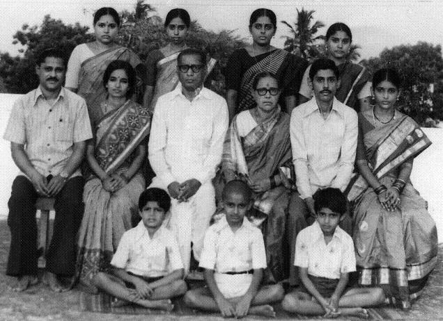 Late Dr. P.V. Satyanarayana Rao With Family